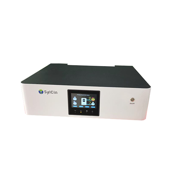 Front view of solar battery inverter for lithium solar batteries.